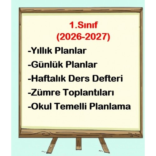 1.Sınıf Planlar